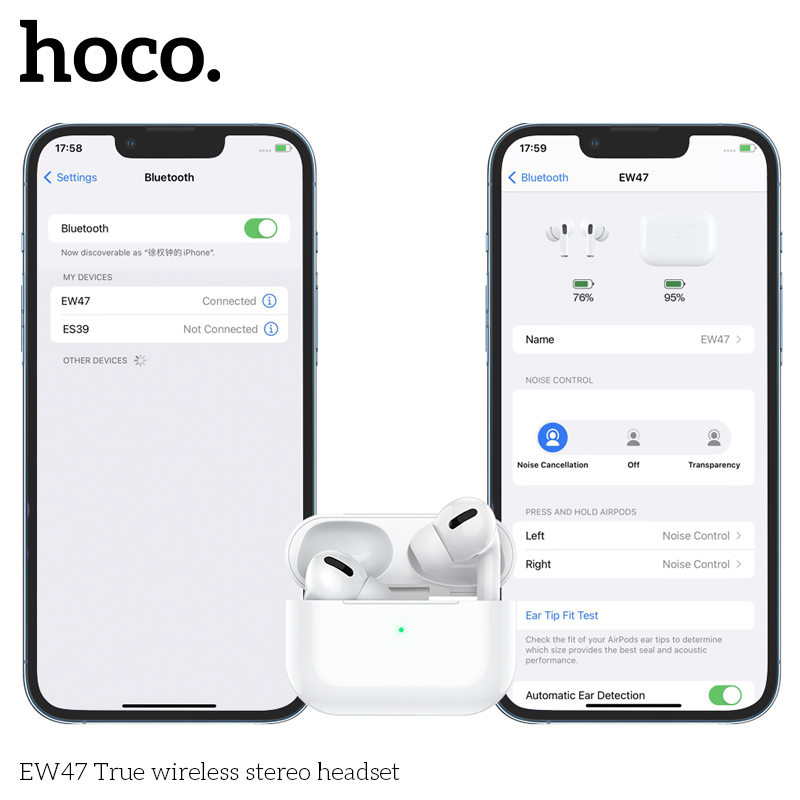 Tai nghe Bluetooth Hoco EW47 - Ảnh 9