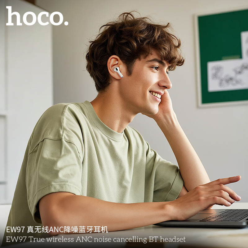 Tai nghe Bluetooth chống ồn ANC không dây hoàn toàn mới Hoco EW97 - Ảnh 8