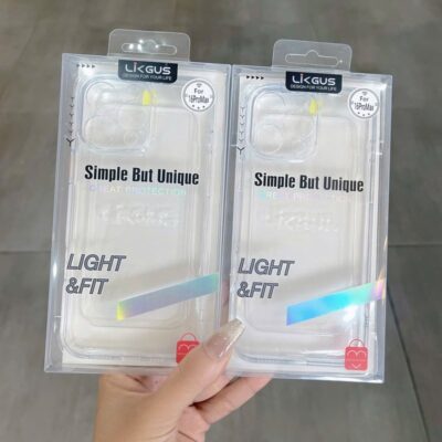 Ốp LIKGUS Trong Suốt Đóng Hộp – Lưng Cứng Viền Dẻo - Ảnh 2
