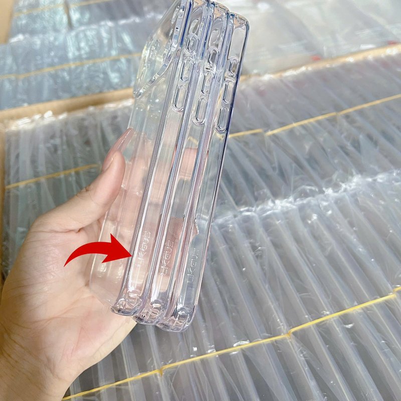 Ốp Lưng Likgus Lưng Cứng Viền Dẻo Trong Suốt Cho iPhone Ốp Lưng Likgus Lưng Cứng Viền Dẻo Trong Suốt Cho iPhone - Ảnh 3