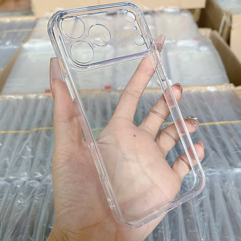 Ốp Lưng Likgus Lưng Cứng Viền Dẻo Trong Suốt Cho iPhone Ốp Lưng Likgus Lưng Cứng Viền Dẻo Trong Suốt Cho iPhone - Ảnh 4