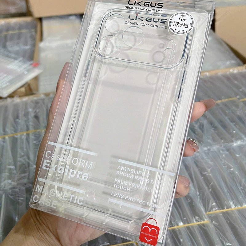 Ốp Lưng Likgus Lưng Cứng Viền Dẻo Trong Suốt Cho iPhone Ốp Lưng Likgus Lưng Cứng Viền Dẻo Trong Suốt Cho iPhone - Ảnh 6