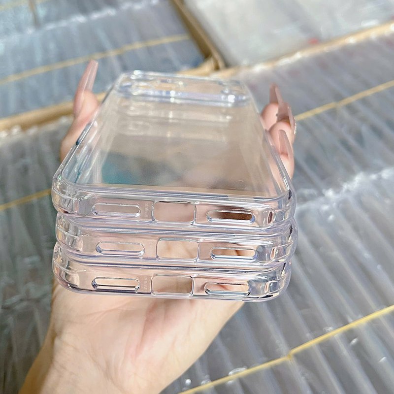 Ốp Lưng Likgus Lưng Cứng Viền Dẻo Trong Suốt Cho iPhone Ốp Lưng Likgus Lưng Cứng Viền Dẻo Trong Suốt Cho iPhone - Ảnh 2