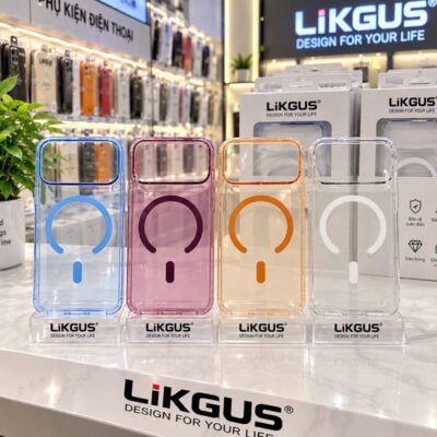 Ốp Lưng Likgus PC Trong Suốt Có Vòng Từ - Ảnh 6