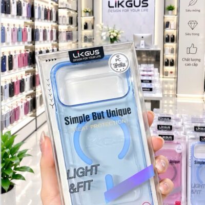 Ốp Lưng Likgus PC Trong Suốt Có Vòng Từ - Ảnh 7
