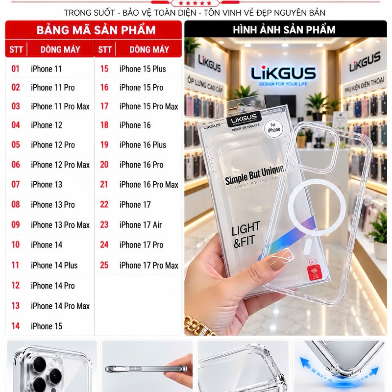 Ốp Ligkus Từ Tính - Ảnh 4
